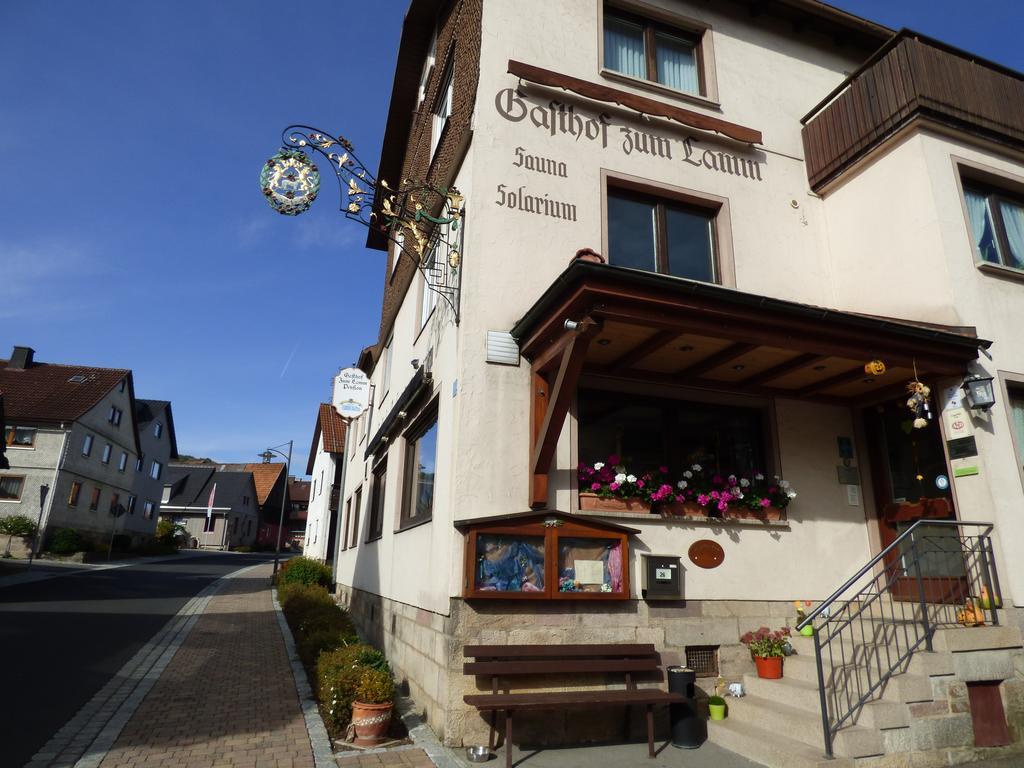 Pension Gasthof Zum Lamm Bischofsheim an der Rhön Eksteriør bilde